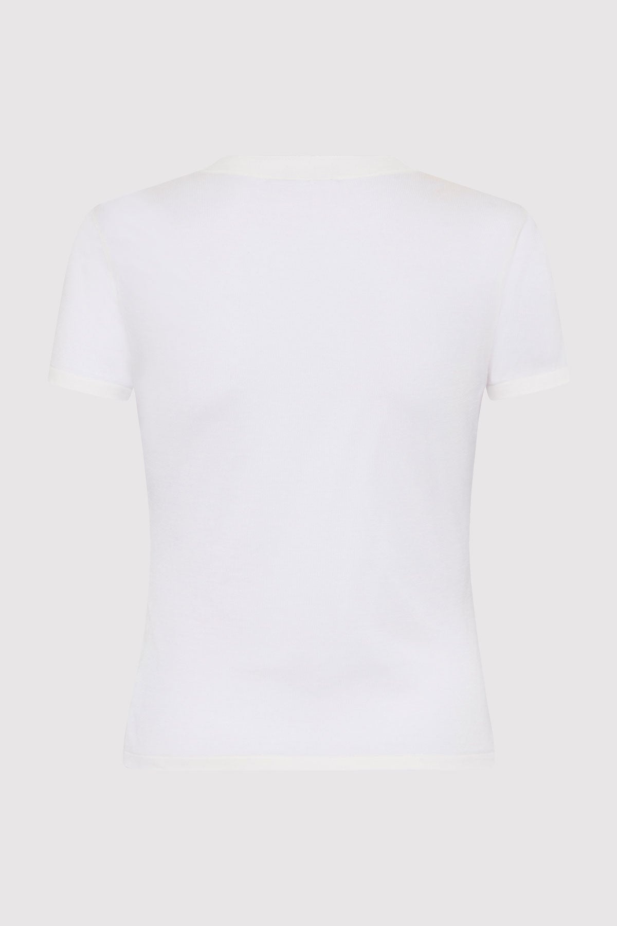 Sheer Baby Tee - White - 6