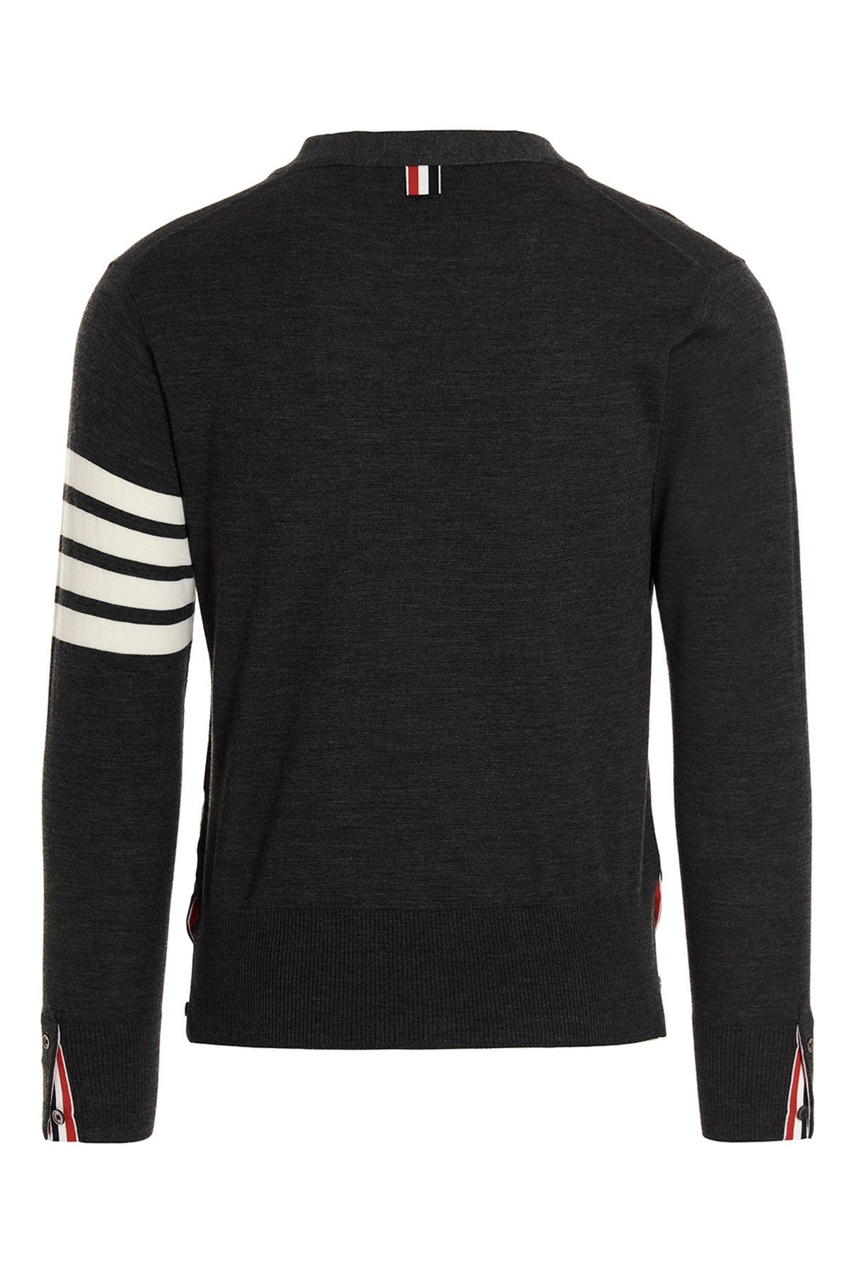 Thom Browne Men Merino Wool Cardigan - 3