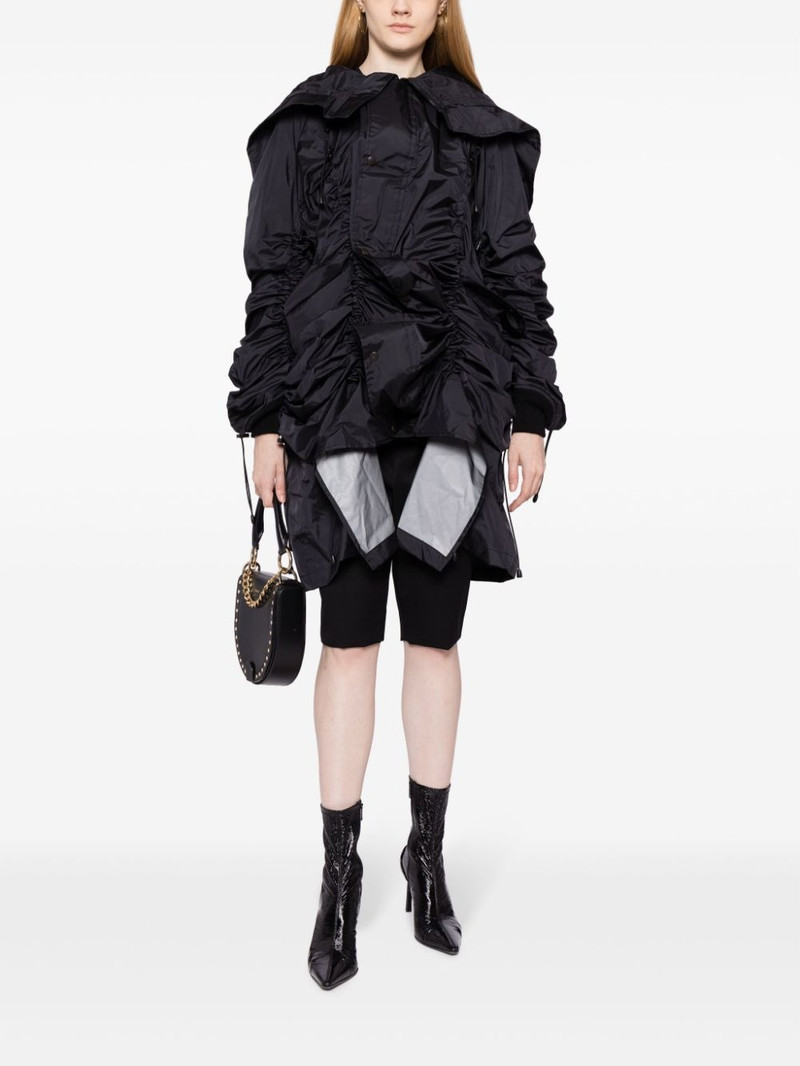 Junya Watanabe gathered-detail wool jacket outlook