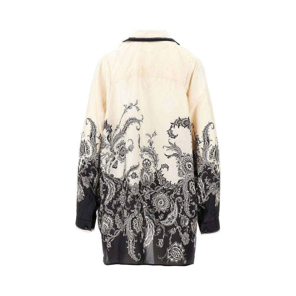 Tシャツ・カットソー Zimmermann Printed silk Rhiannon shirt Zimmermann Rhiannon Silk Relaxed Shirt | Saks Fifth Avenue
