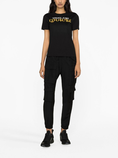 VERSACE JEANS COUTURE Logo Couture print T-shirt outlook