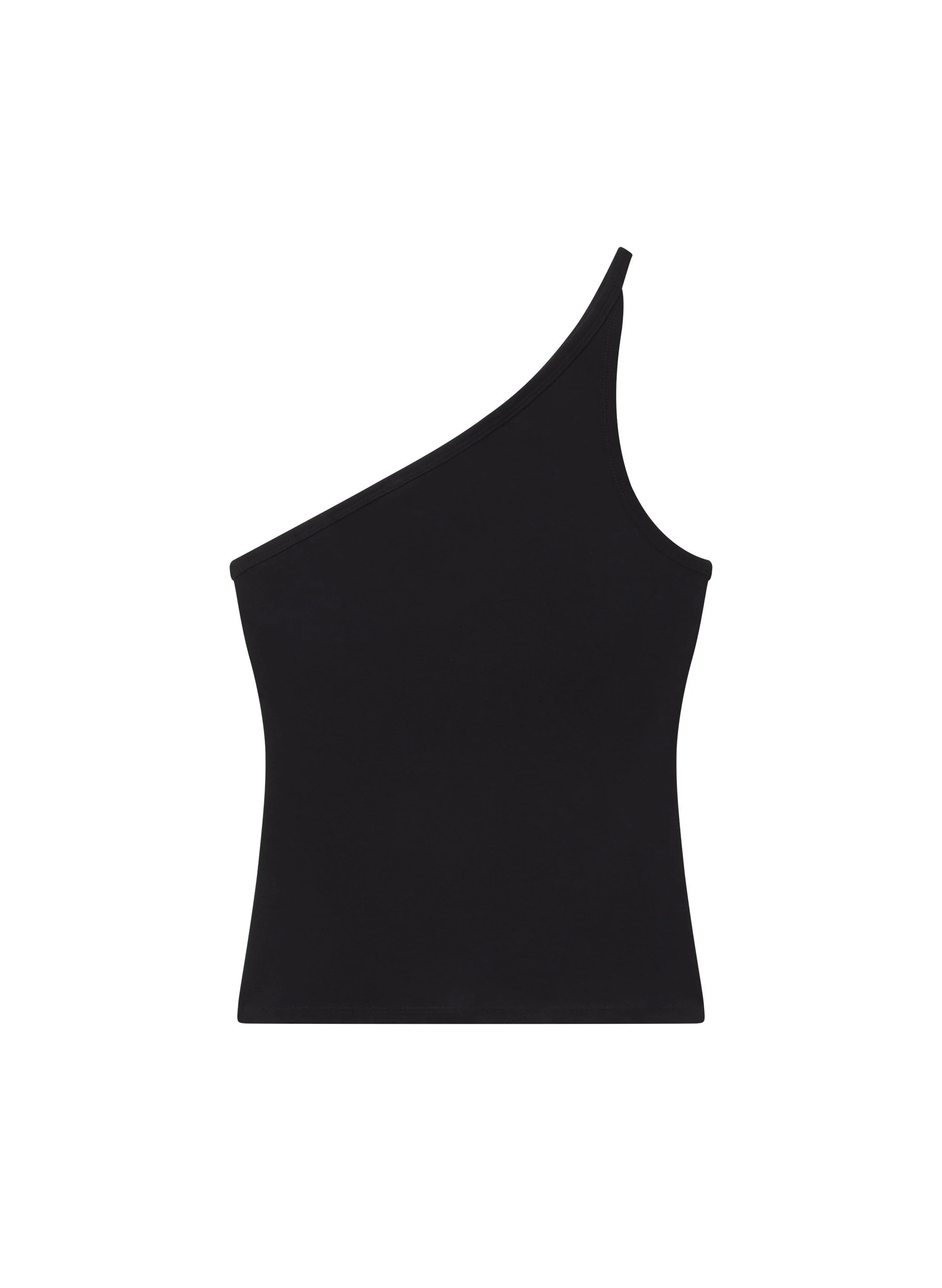 Marlee Cotton One Shoulder Tank - 1
