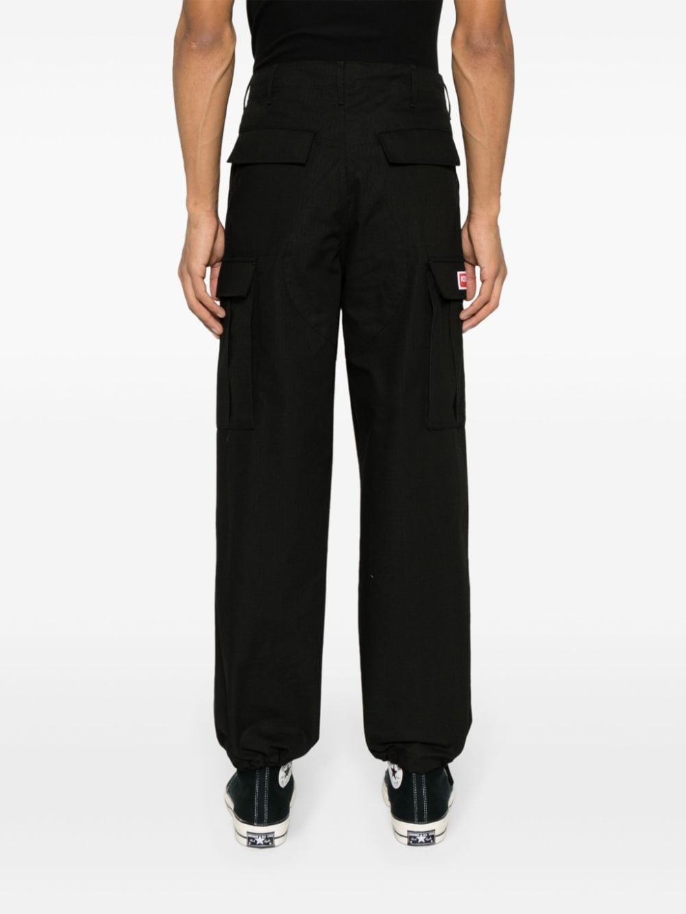 cotton cargo pants - 4
