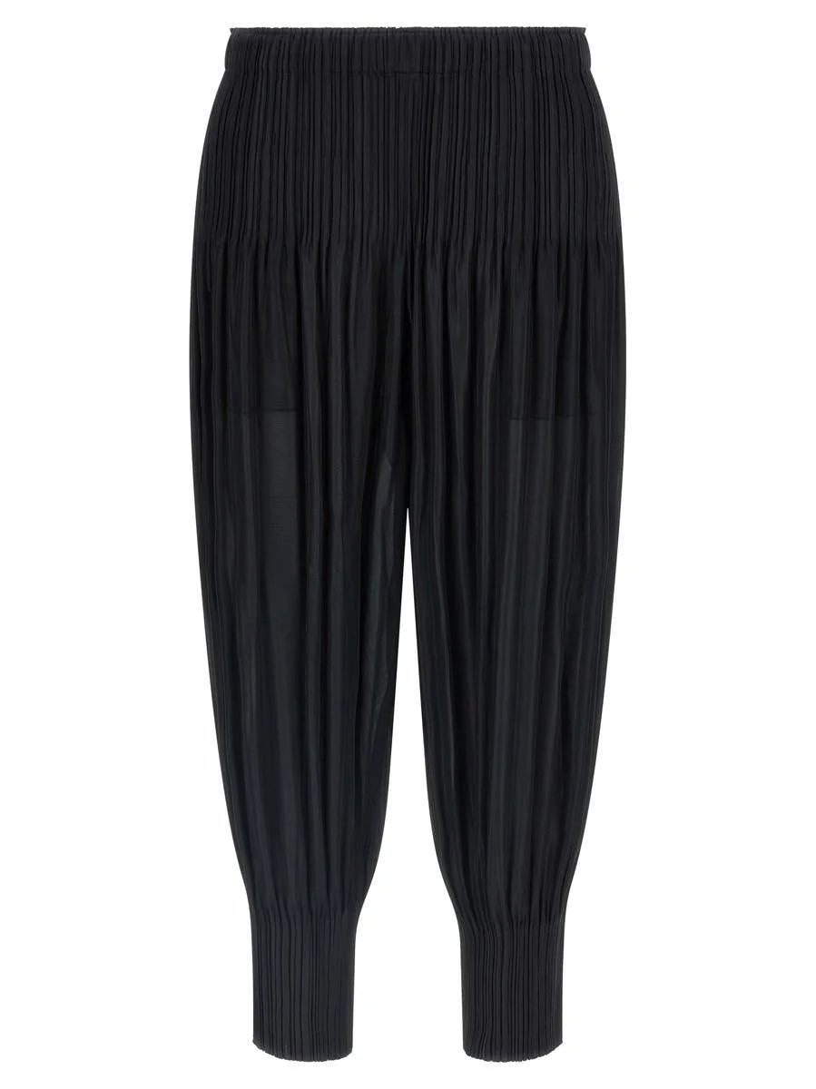 Pleats Please Issey Miyake 'Fluffy Basics' Pants - 1