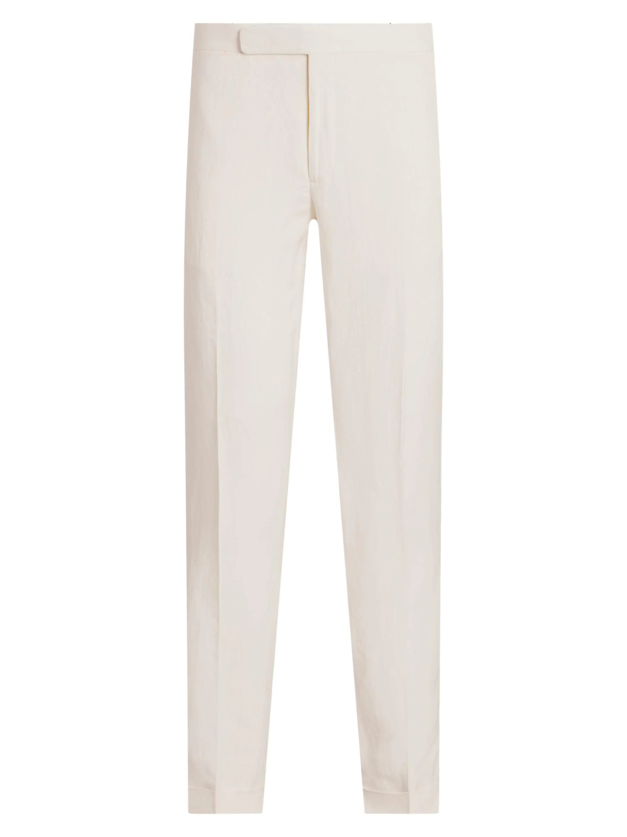Men's Gregory Hand-Tailored Silk-Linen Trousers - Classic Cream - 1