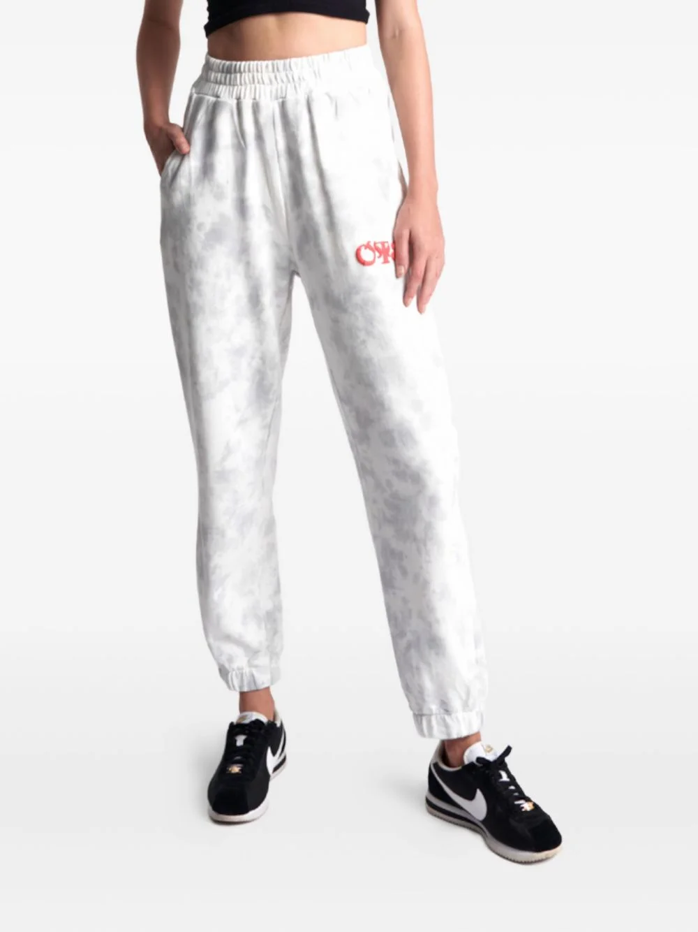 logo track pants - 1