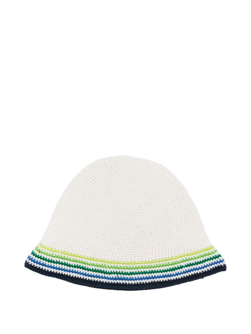 CASABLANCA logo-detail bucket hat outlook