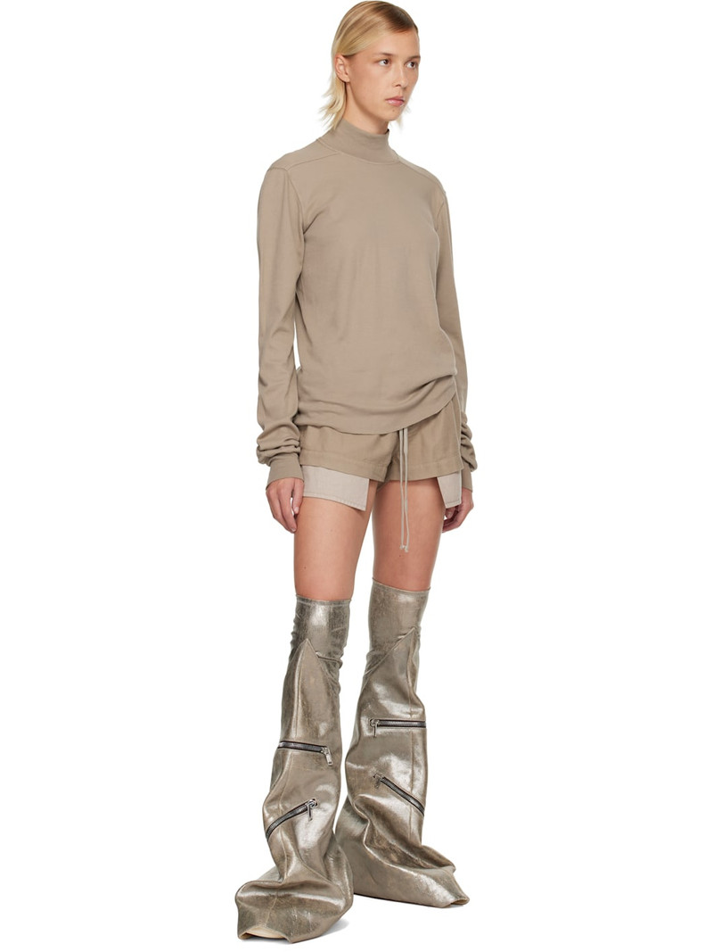 Rick Owens DRKSHDW Taupe Concordians Fog Boxers Shorts outlook