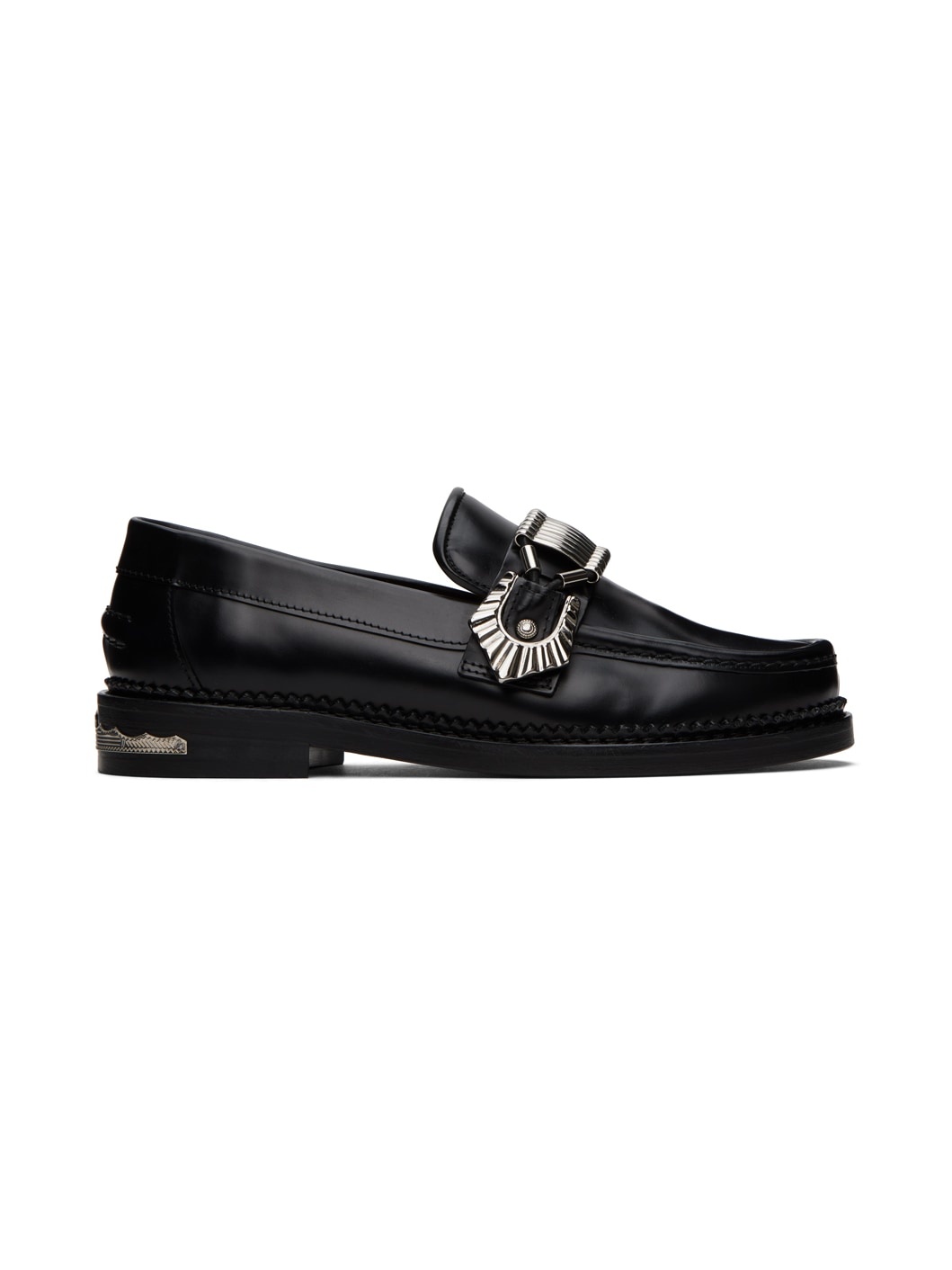 SSENSE Exclusive Black Hardware Loafers - 1