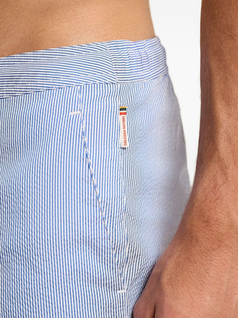 Bulldog striped swim shorts 5