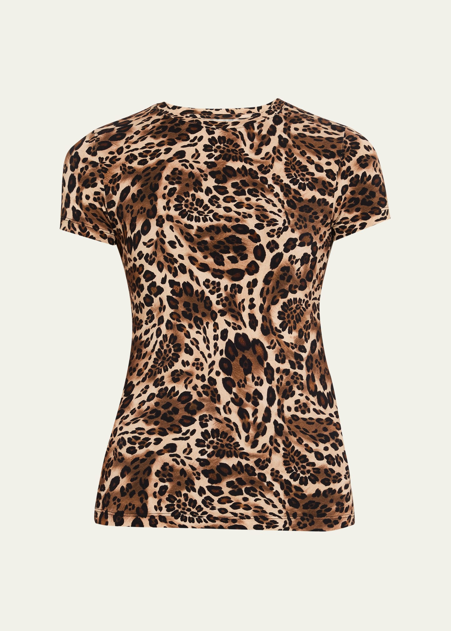Ressi Short-Sleeve Leopard Paisley Tee - 1