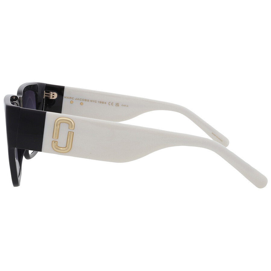 Marc Jacobs Grey Shaded Rectangular Ladies Sunglasses MARC 646/S 080S/9O 57 - 4