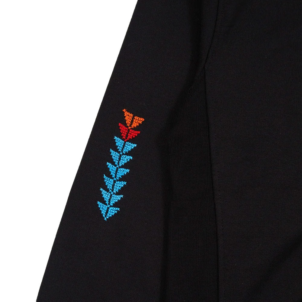 Kharaz Logo Hooded Sweatshirt 'Black' - 5