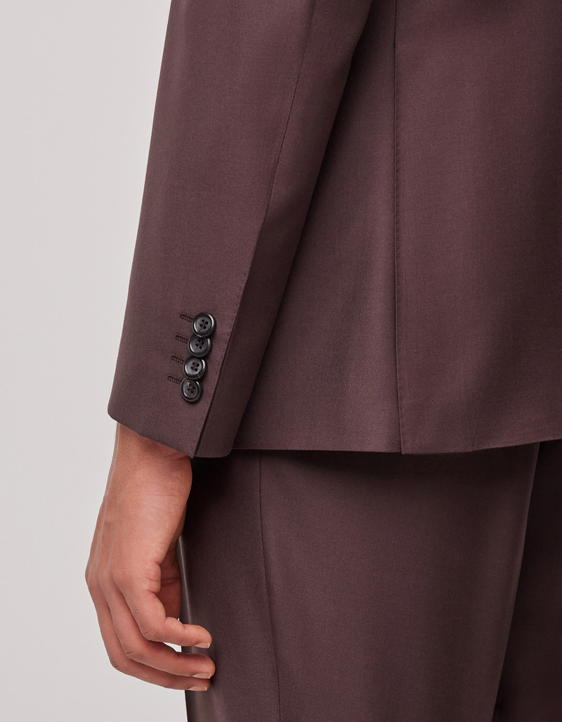 DARK BROWN MODERN FIT SUIT IN WOOL SALLIA 5