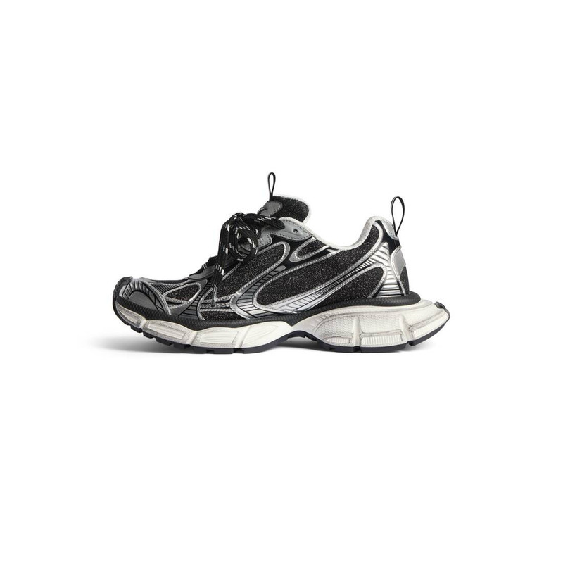 BALENCIAGA Women's 3xl Sneaker in Black/silver outlook