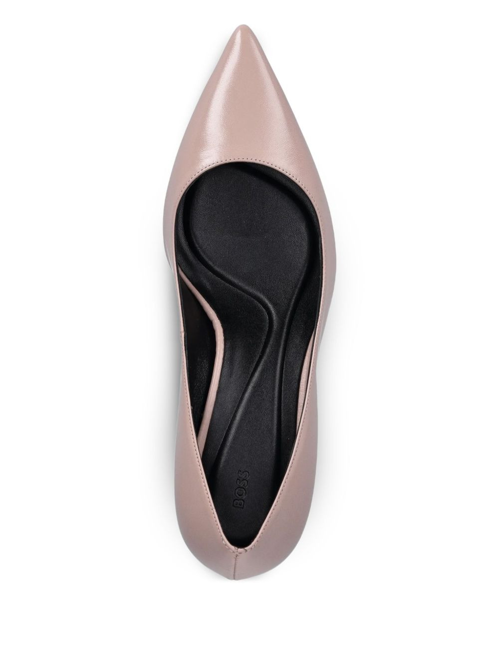 75mm pointed-toe leather heeled pumps - 3