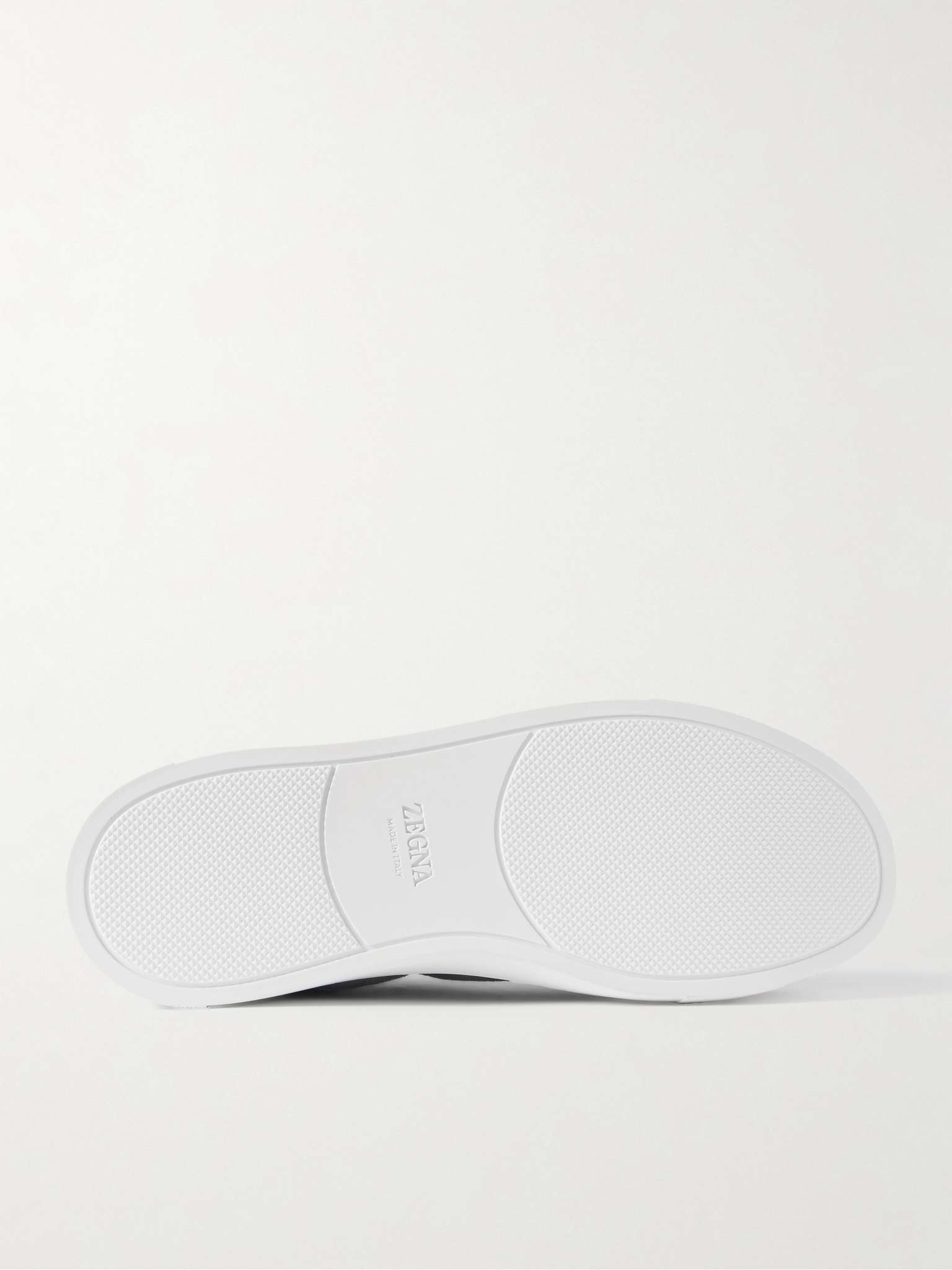 Triple Stitch Suede Sneakers - 3
