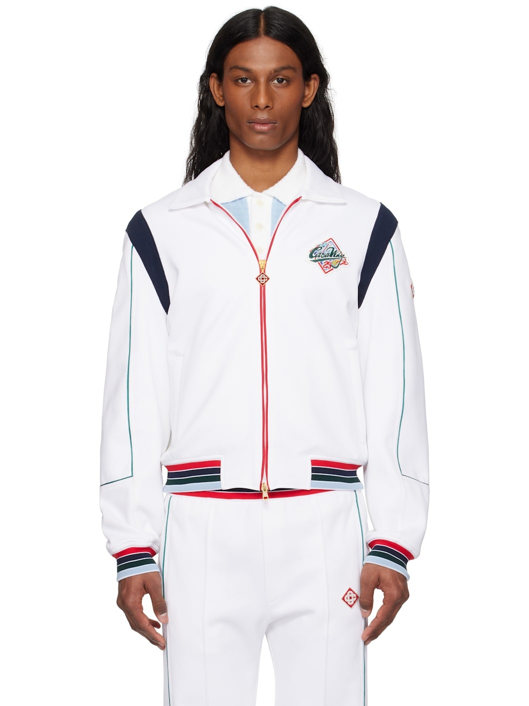White 'Casa Way' Sports Jacket - 1