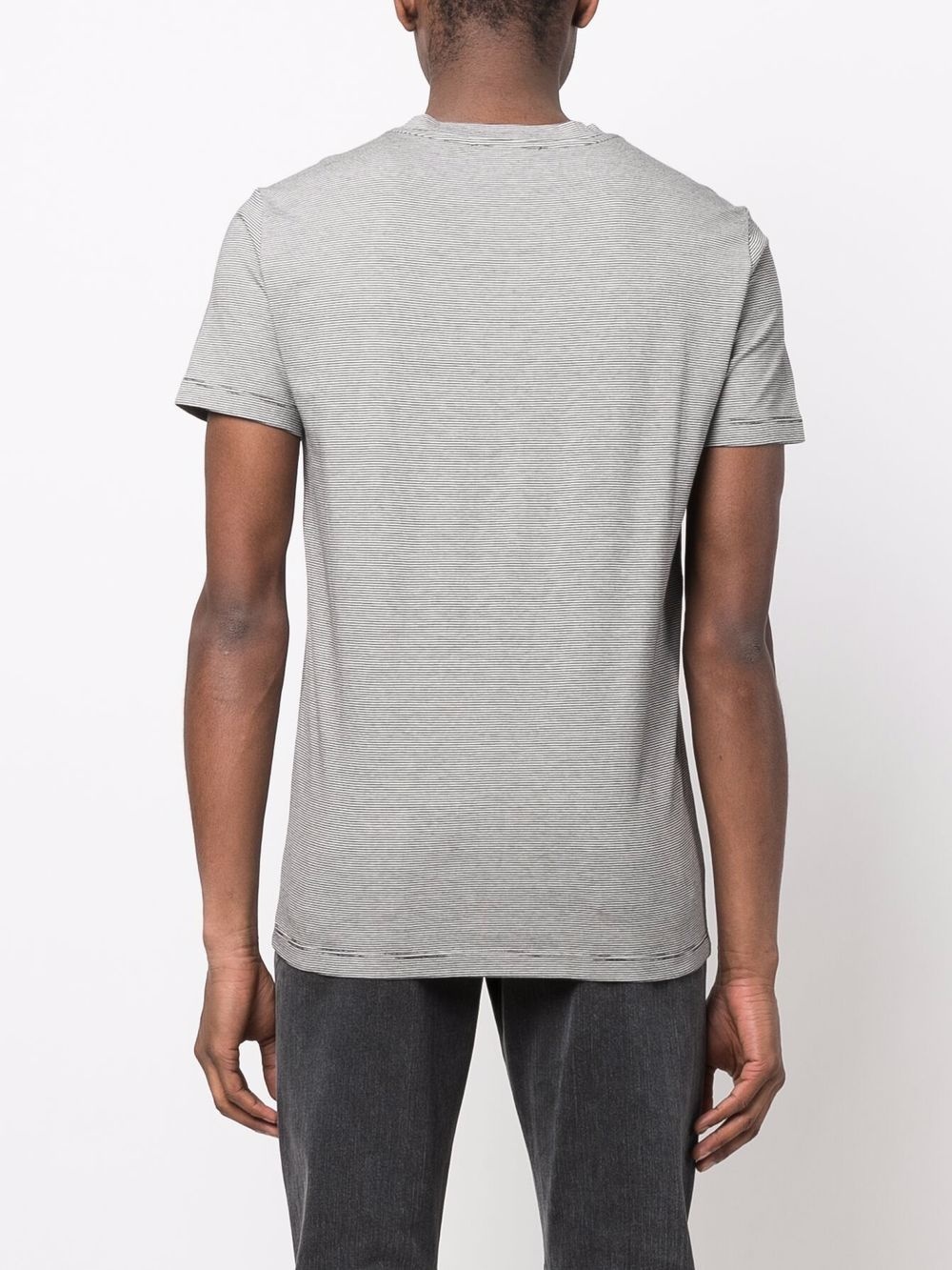 striped cotton T-shirt - 4