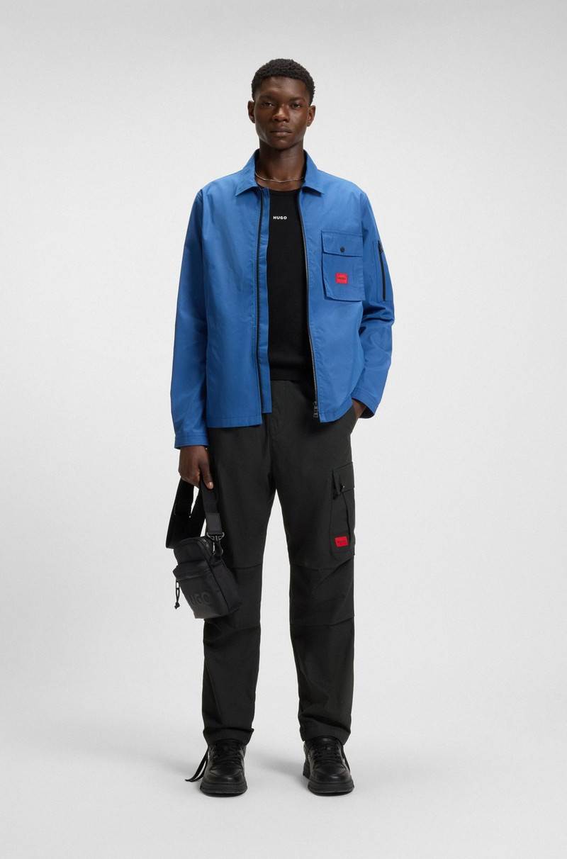 HUGO REGULAR-FIT CARGO TROUSERS IN RIPSTOP COTTON outlook