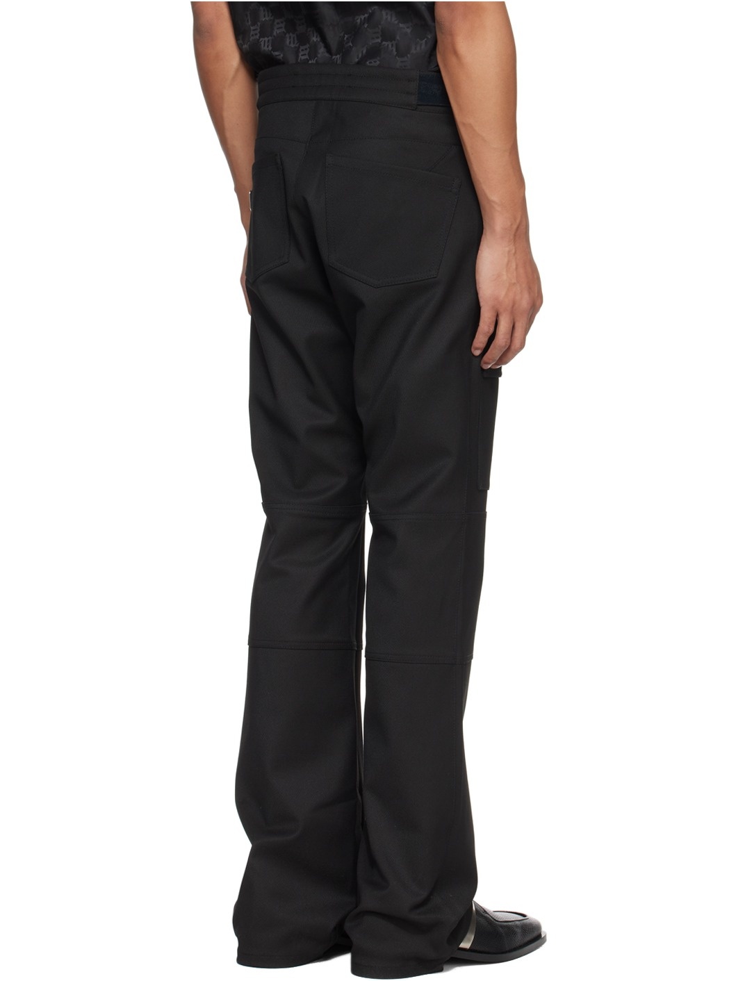 Black Moto Tailoring Cargo Pants - 3