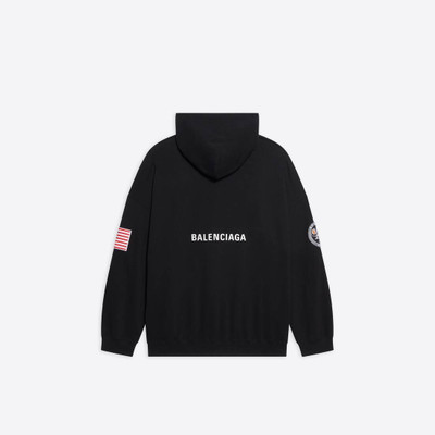 BALENCIAGA Space Boxy Hoodie in Black outlook