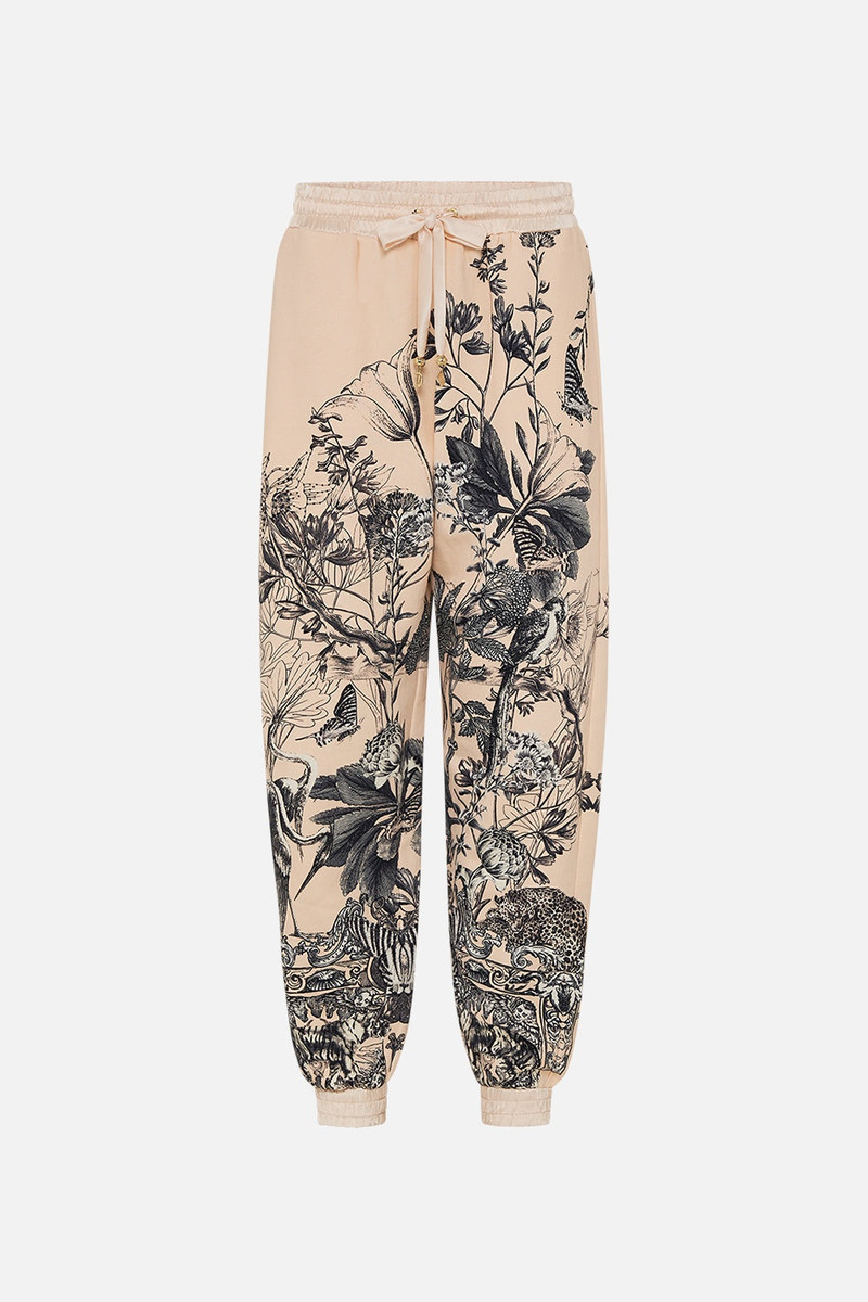 JERSEY TRACK PANT WITH SILK DETAILS 1