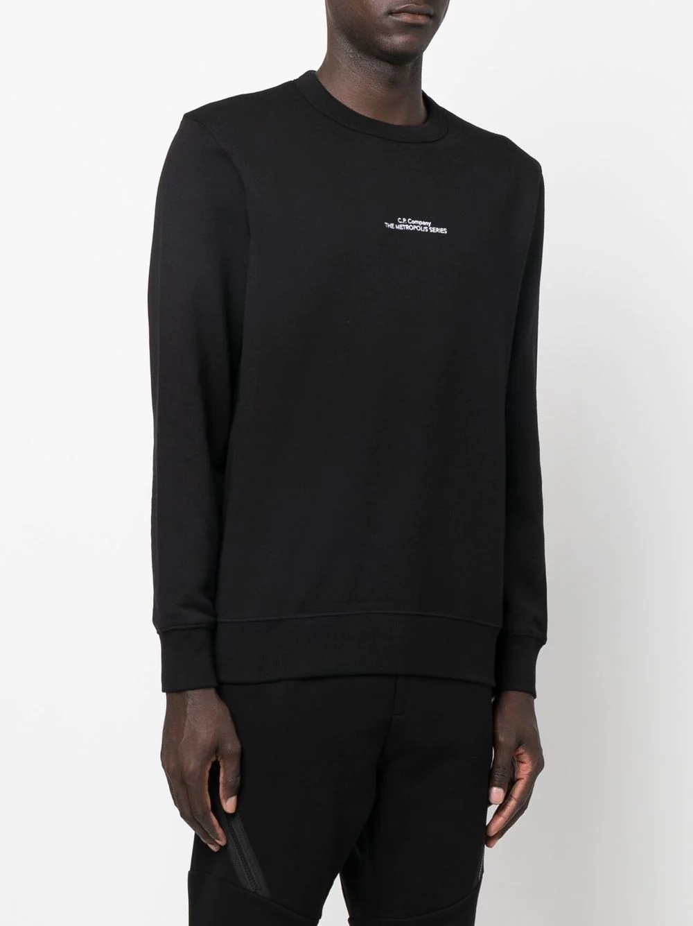 embroidered-logo sweatshirt - 3