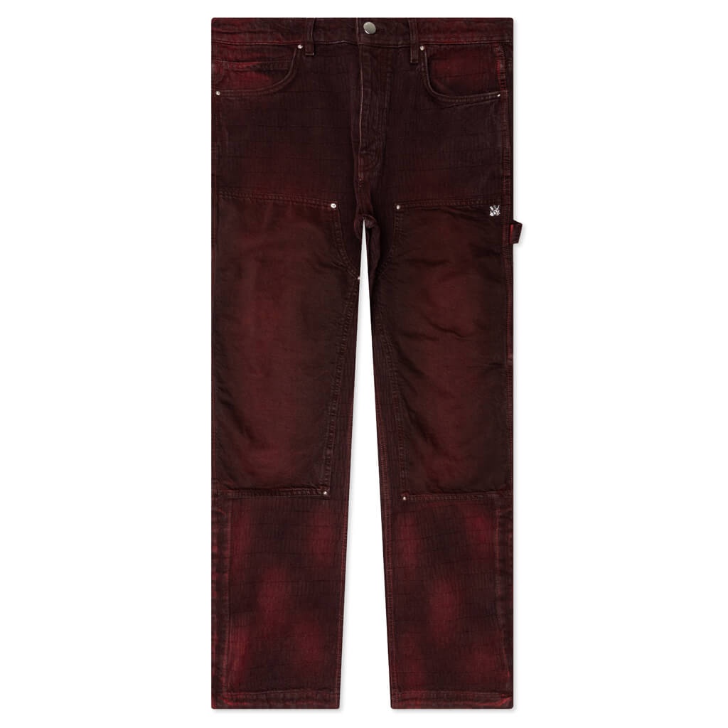 JACQUARD CARPENTER JEAN - BROWN - 1