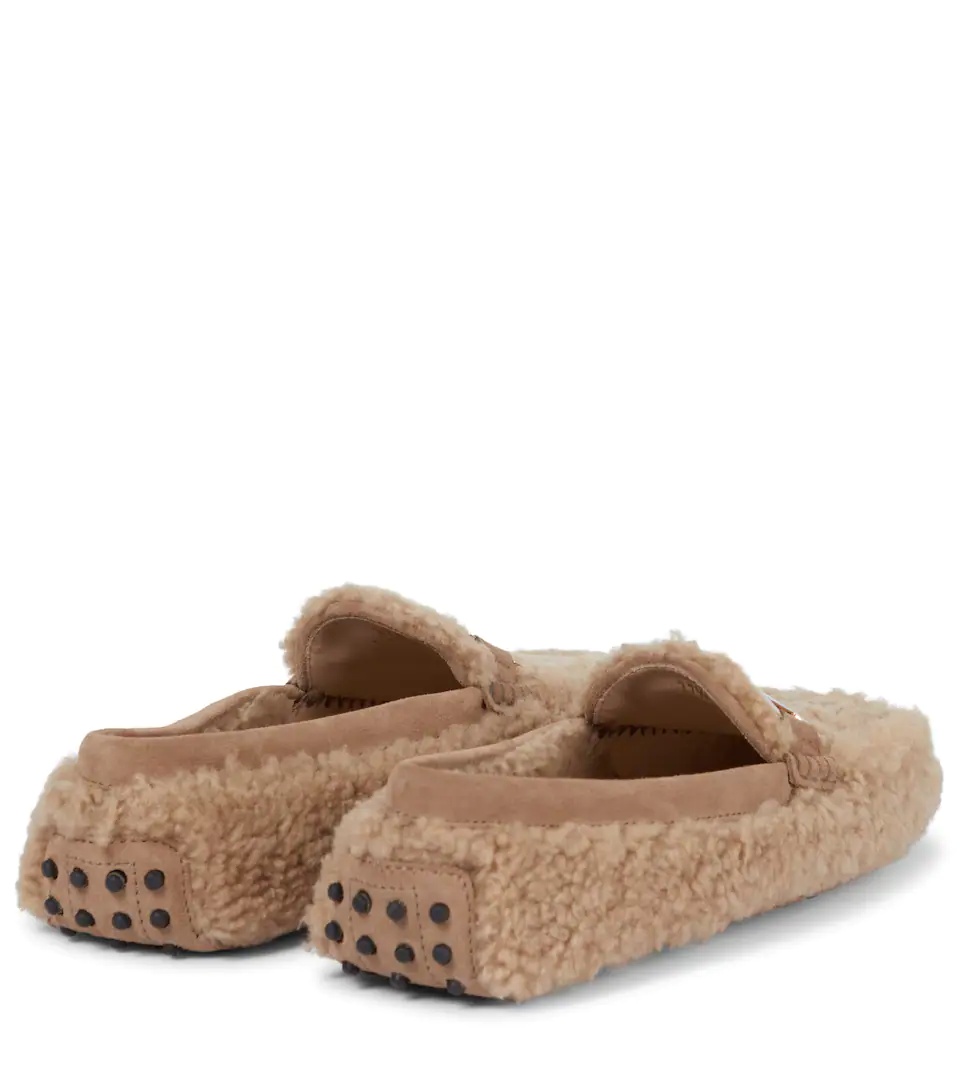 Shearling loafers - 3
