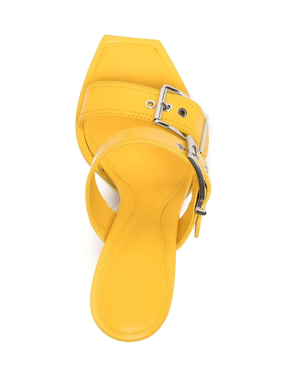 buckle-detail 100mm sandals - 4