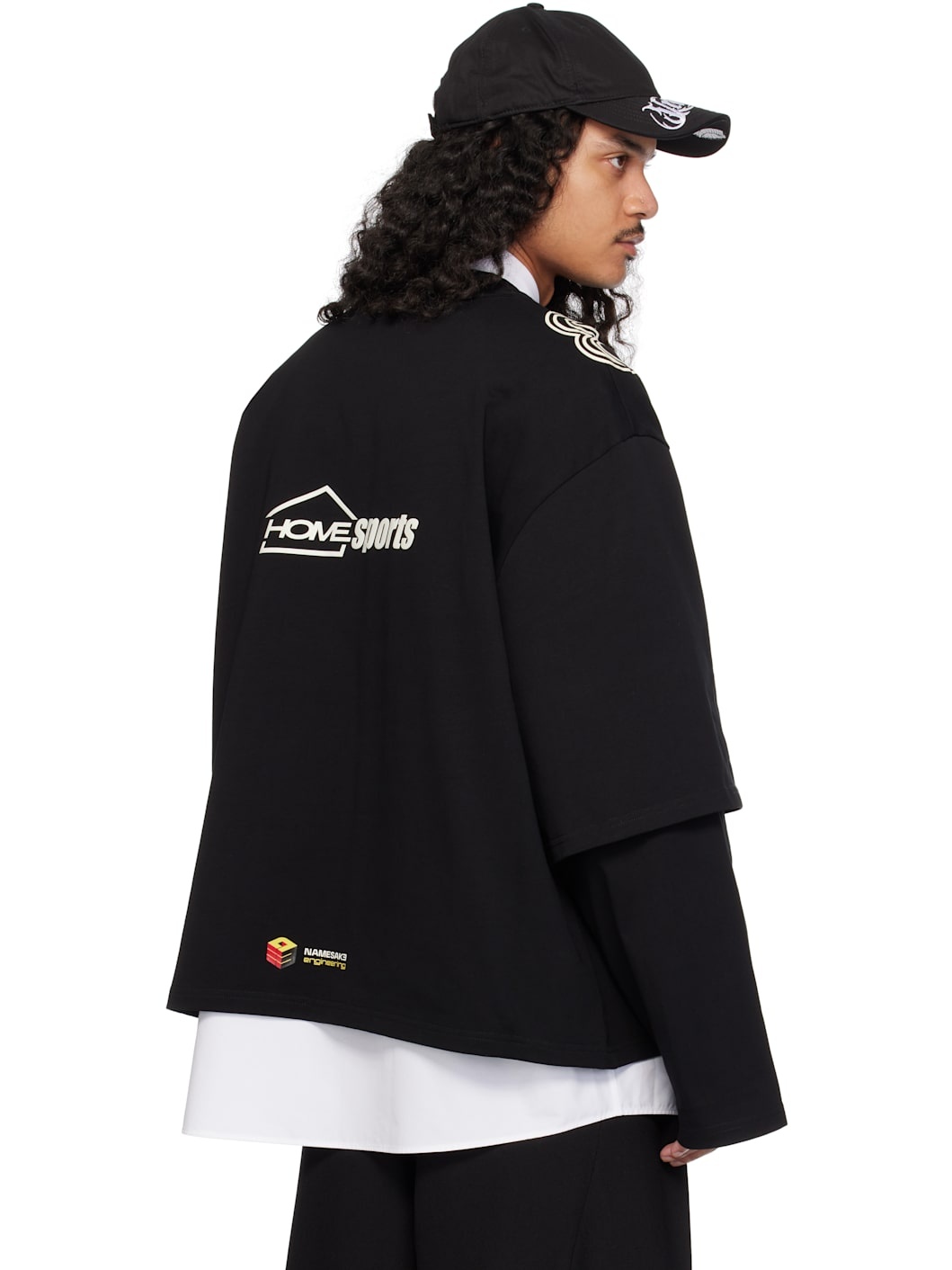 Black Mayo Double Sleeve T-shirt - 3