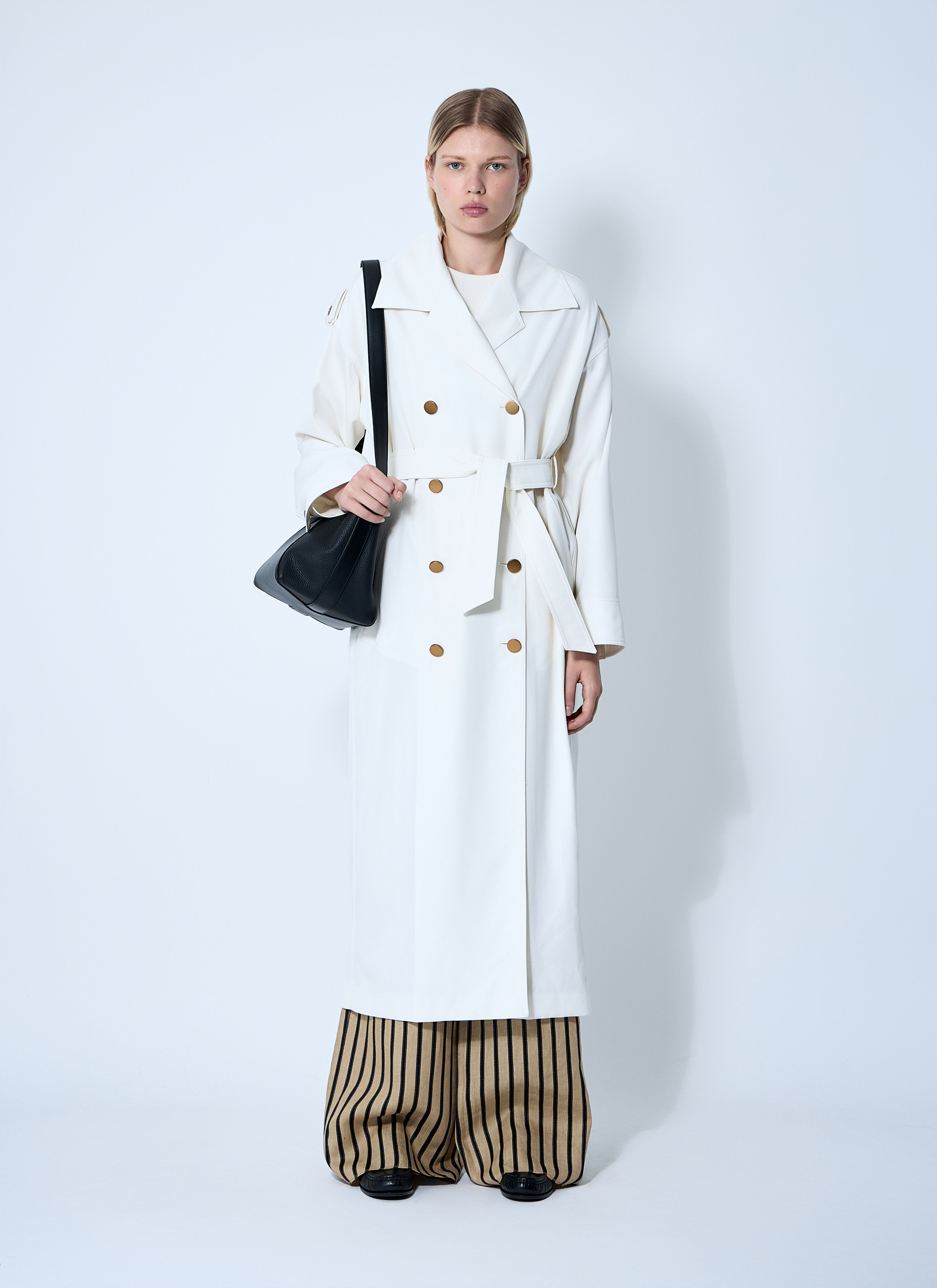 Water-Repellent Garbardine Trench Coach - 2
