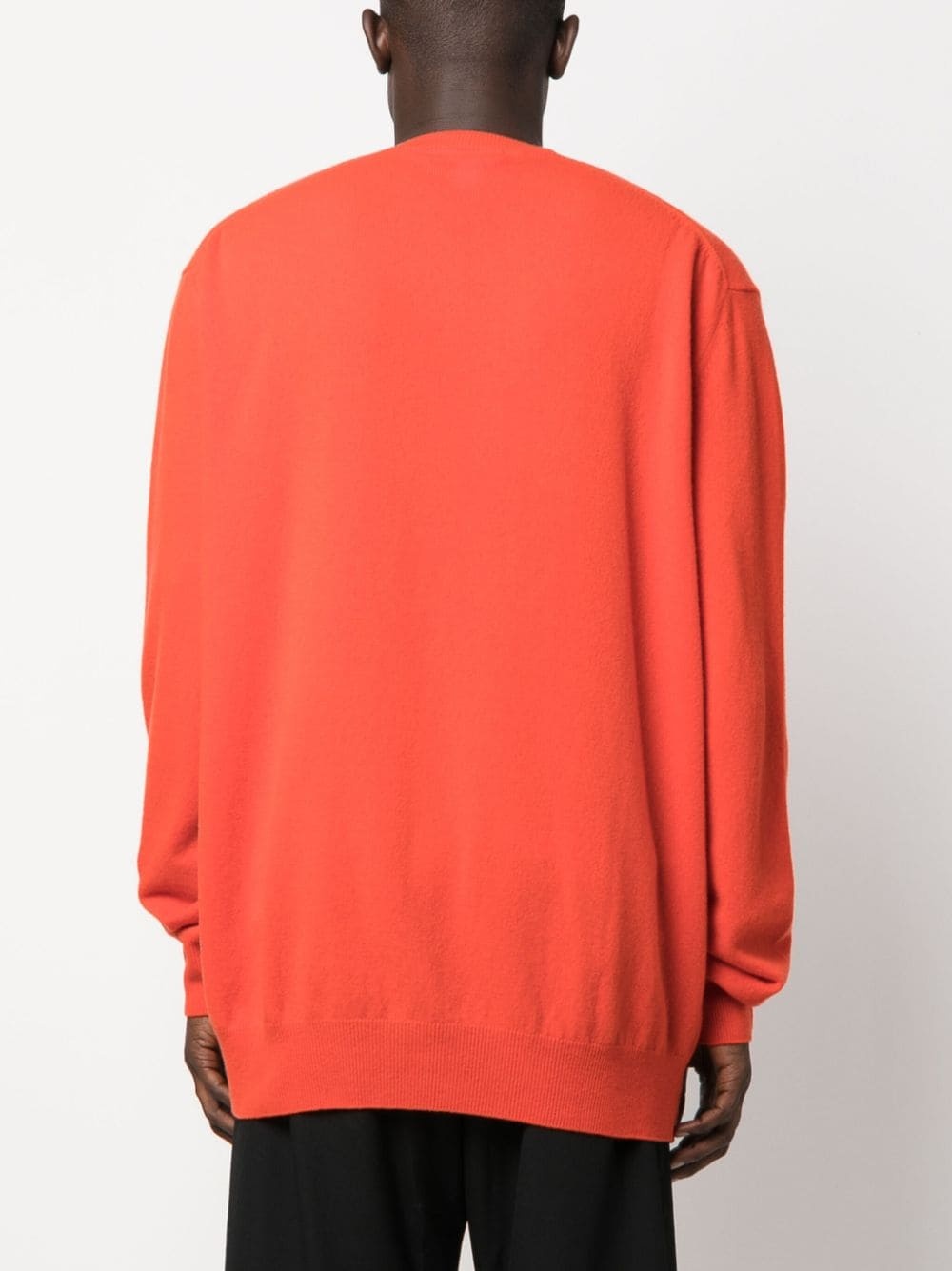V-neck wool jumper - 4