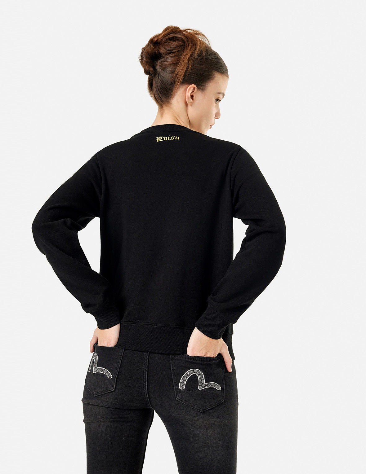 Seagull Brocade Appliqué and Logo Embroidery Regular Fit Sweatshirt - 6