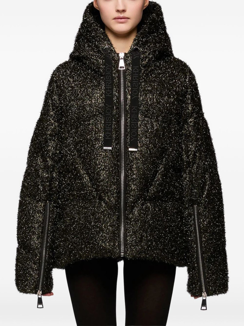 Khrisjoy zipped hooded jacket outlook
