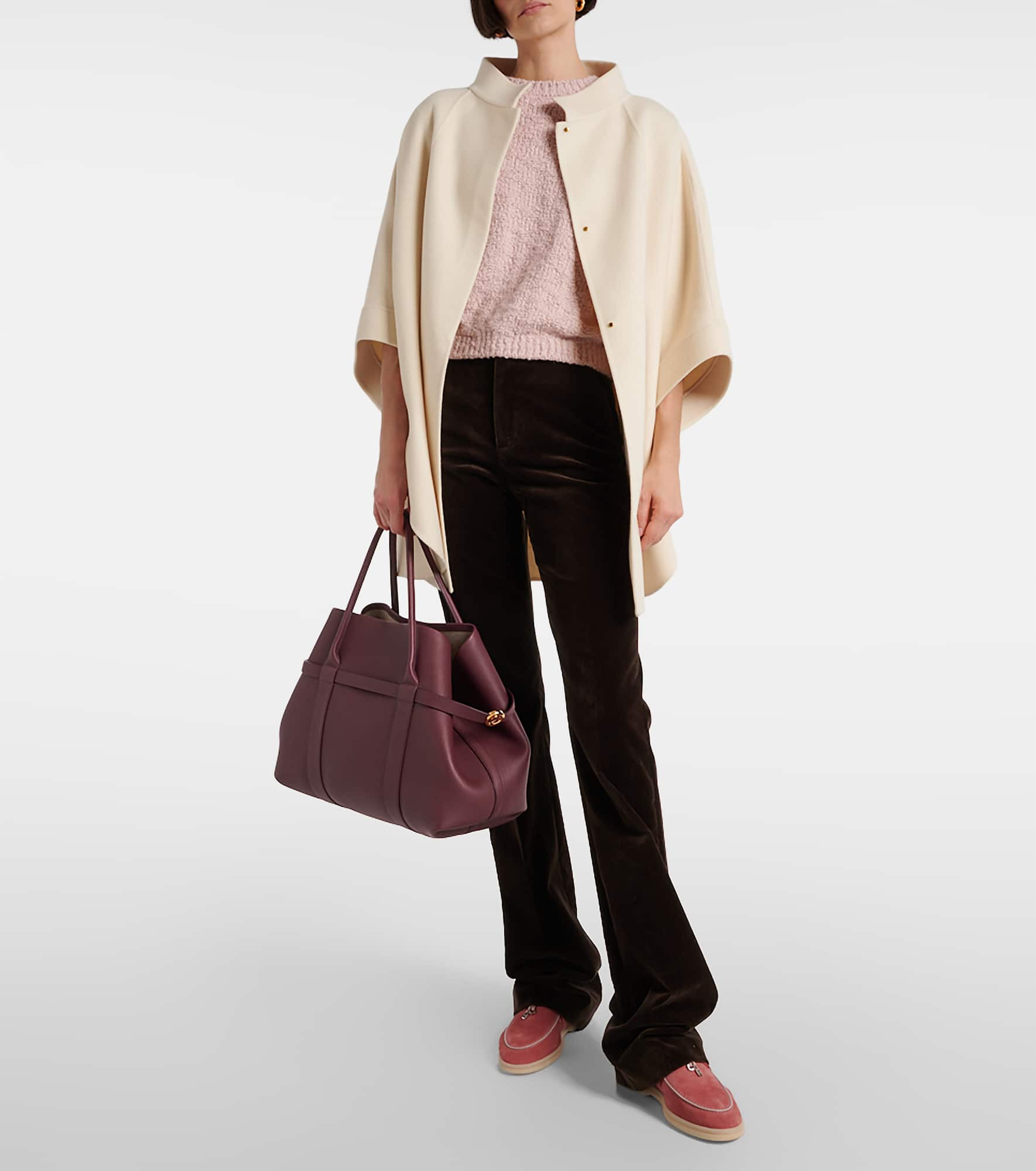 Ghiera Large leather shopper - 5