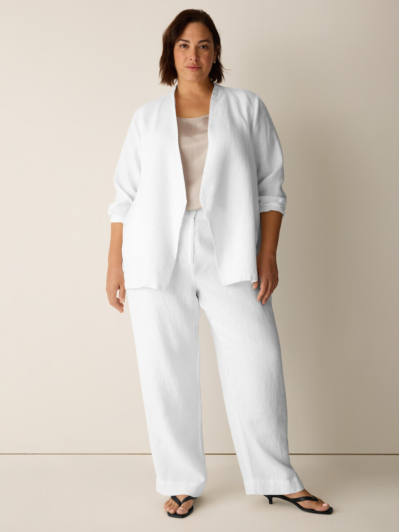 Heavy Organic Linen Full-Length Straight Pant 6