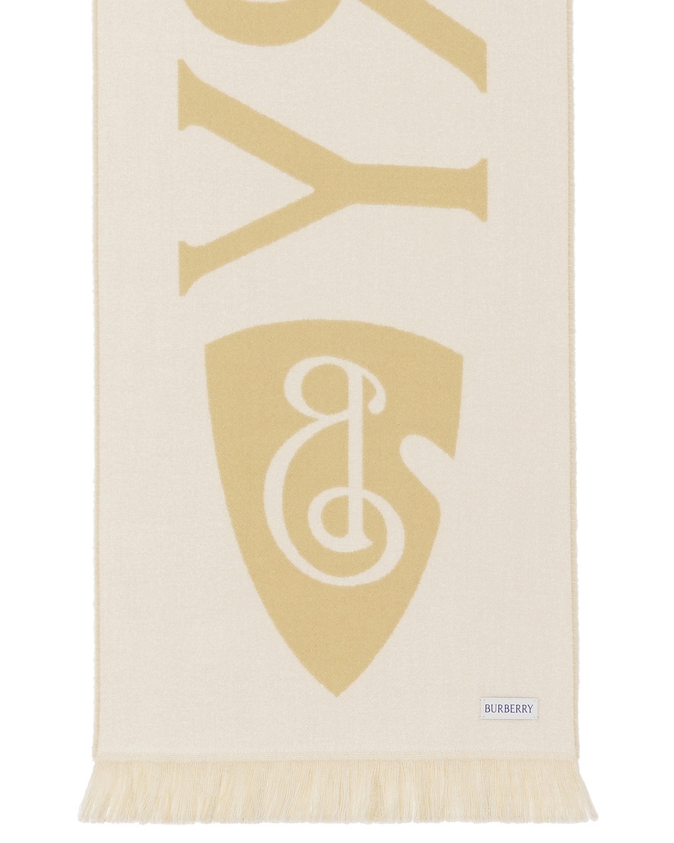 168x33 Text Wool Scarf - 4