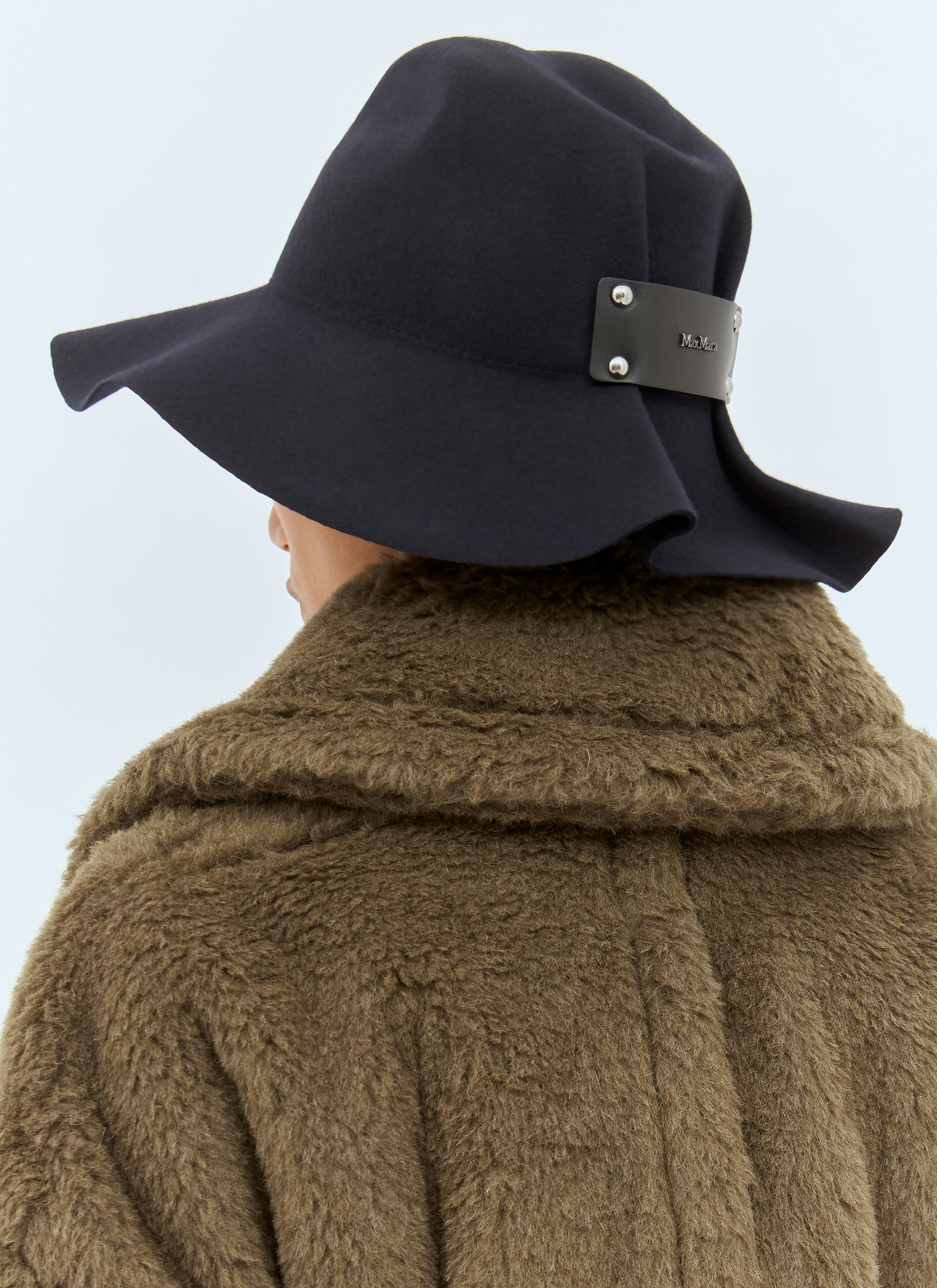 Felt Wool Wide Brim Hat - 4