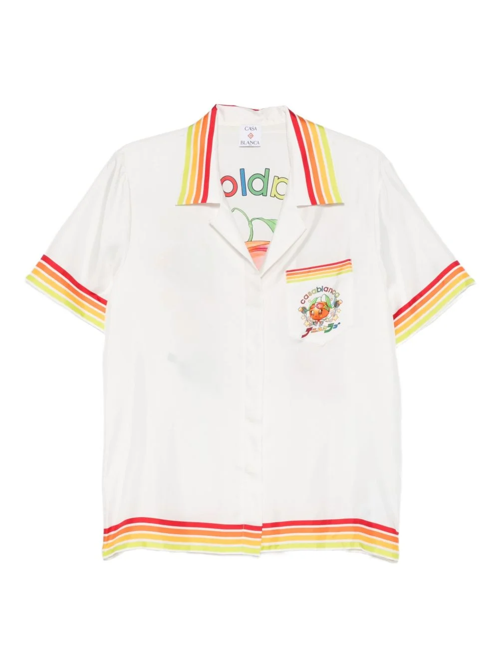 stripe-detailing shirt - 1