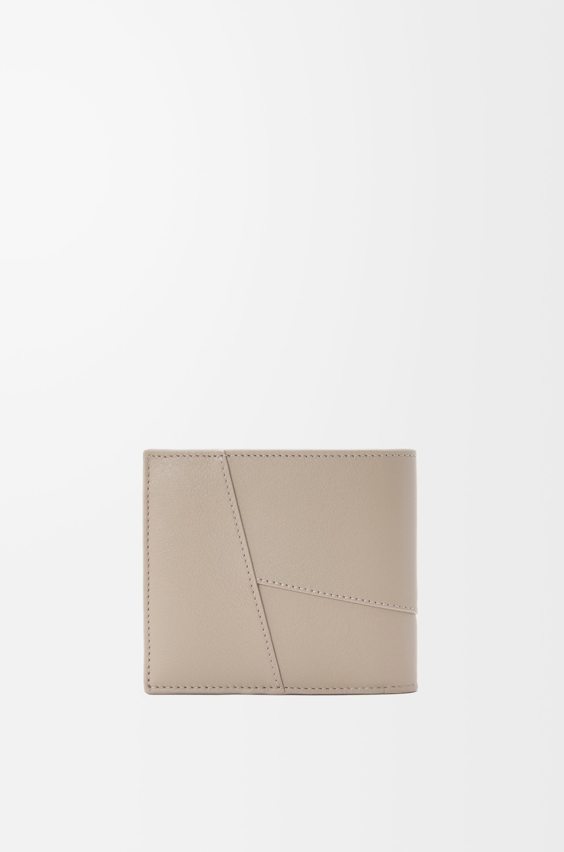 Puzzle bifold wallet in classic calfskin - 4