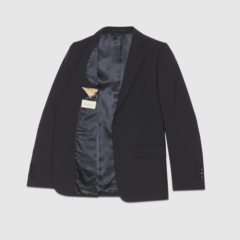 Slim fit wool mohair suit 5