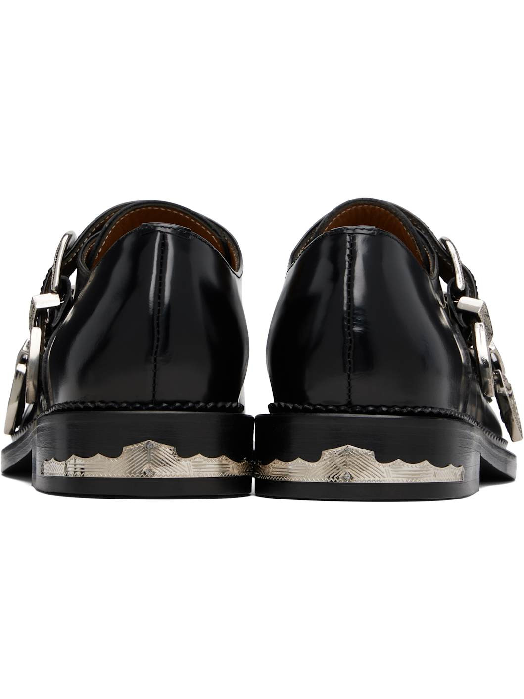 Black Double Monkstraps - 2