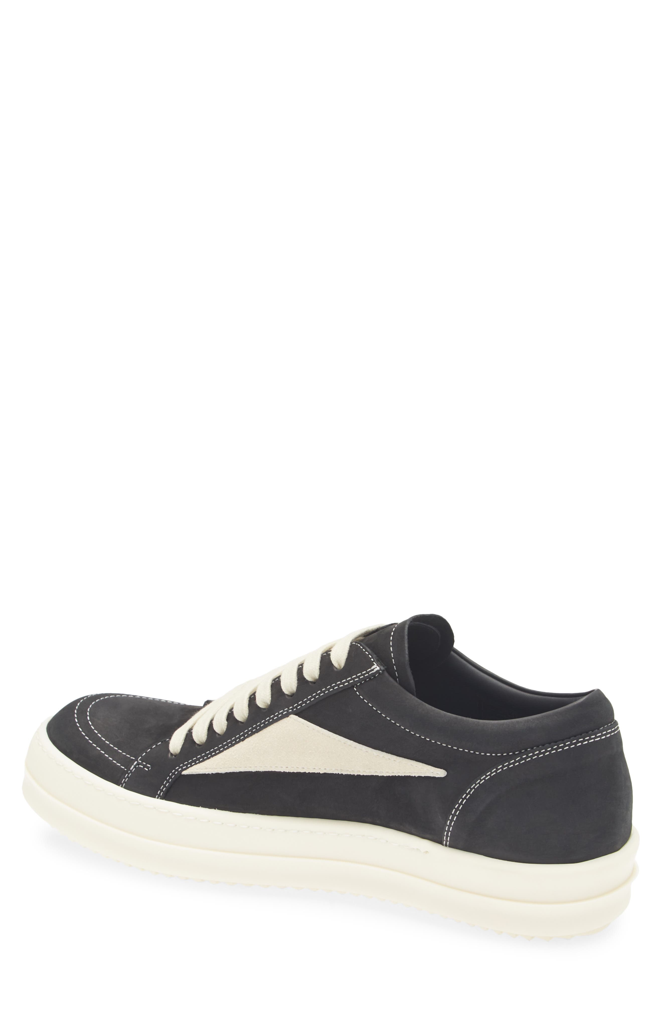 Rick Owens Vintage Sneaks Sneaker in Black/Milk/Milk at Nordstrom - 2