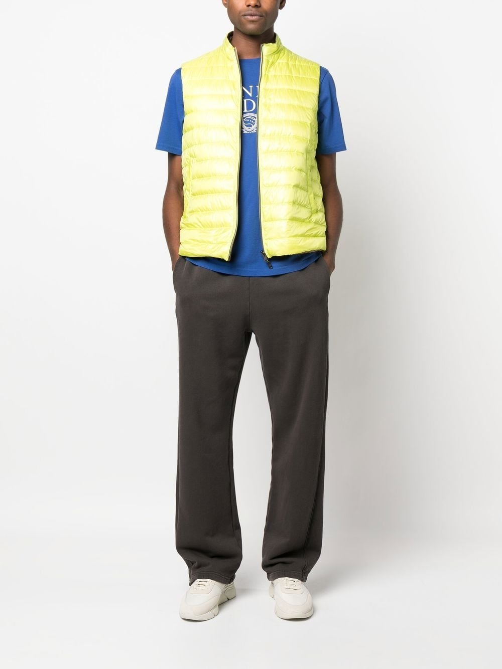 quilted reversible down gilet - 2