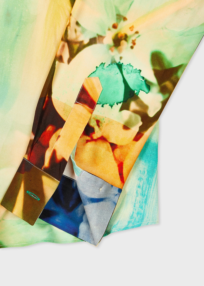 Paul Smith Viscose 'Painted Photograph' Print Shirt outlook