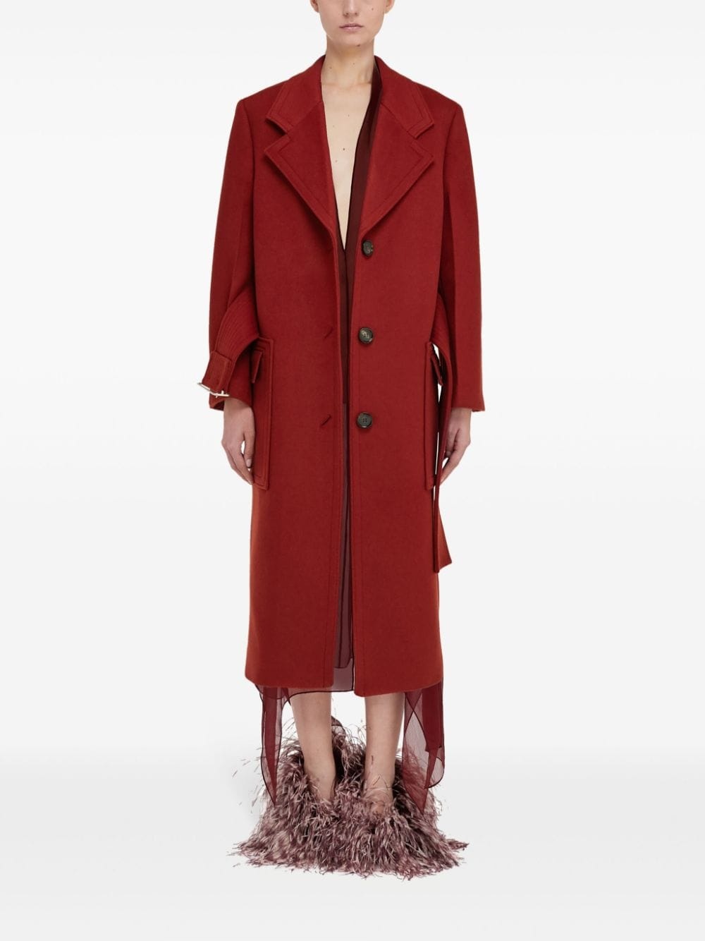 belted coat - 3