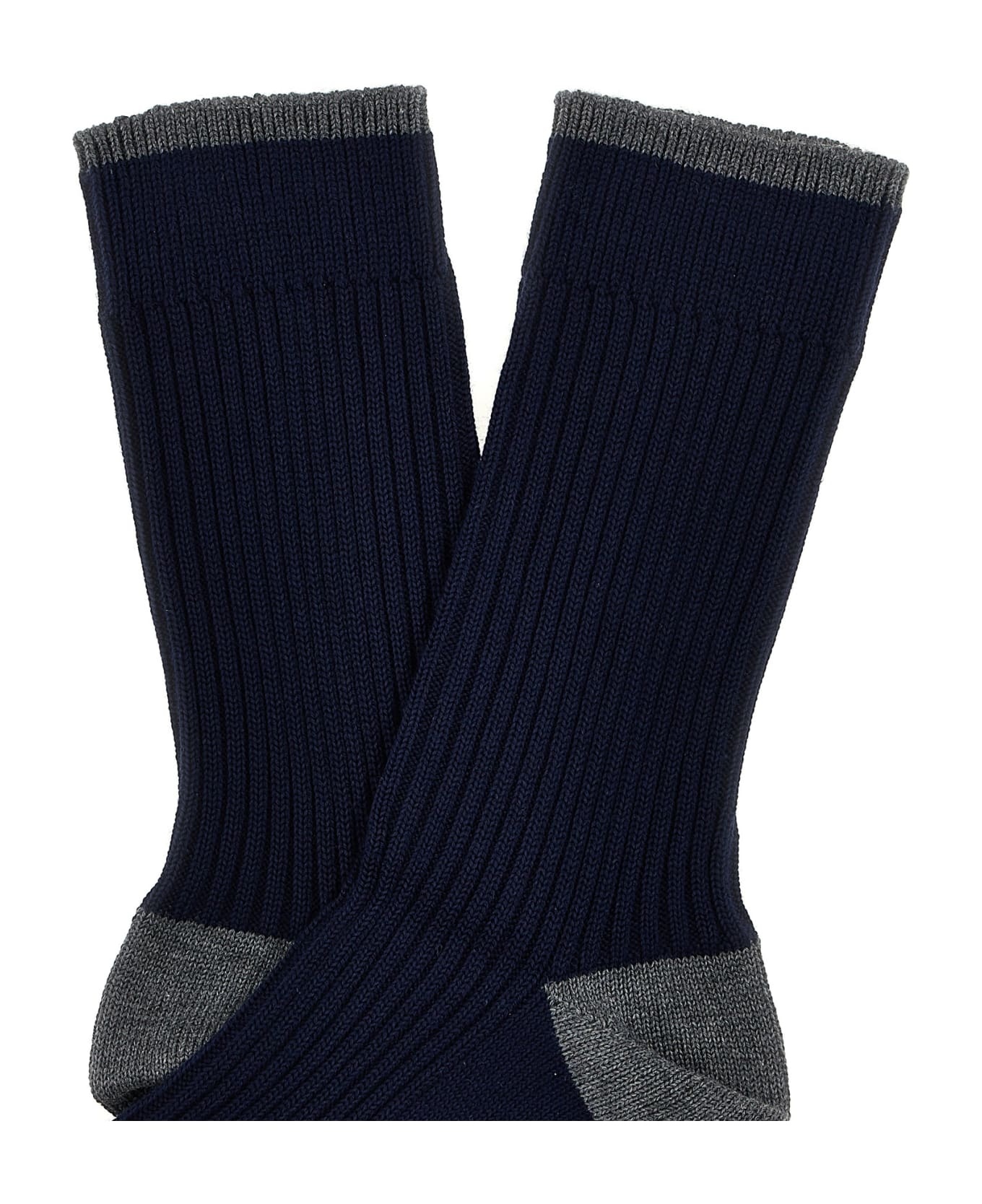 Ribbed Cotton Socks - 3