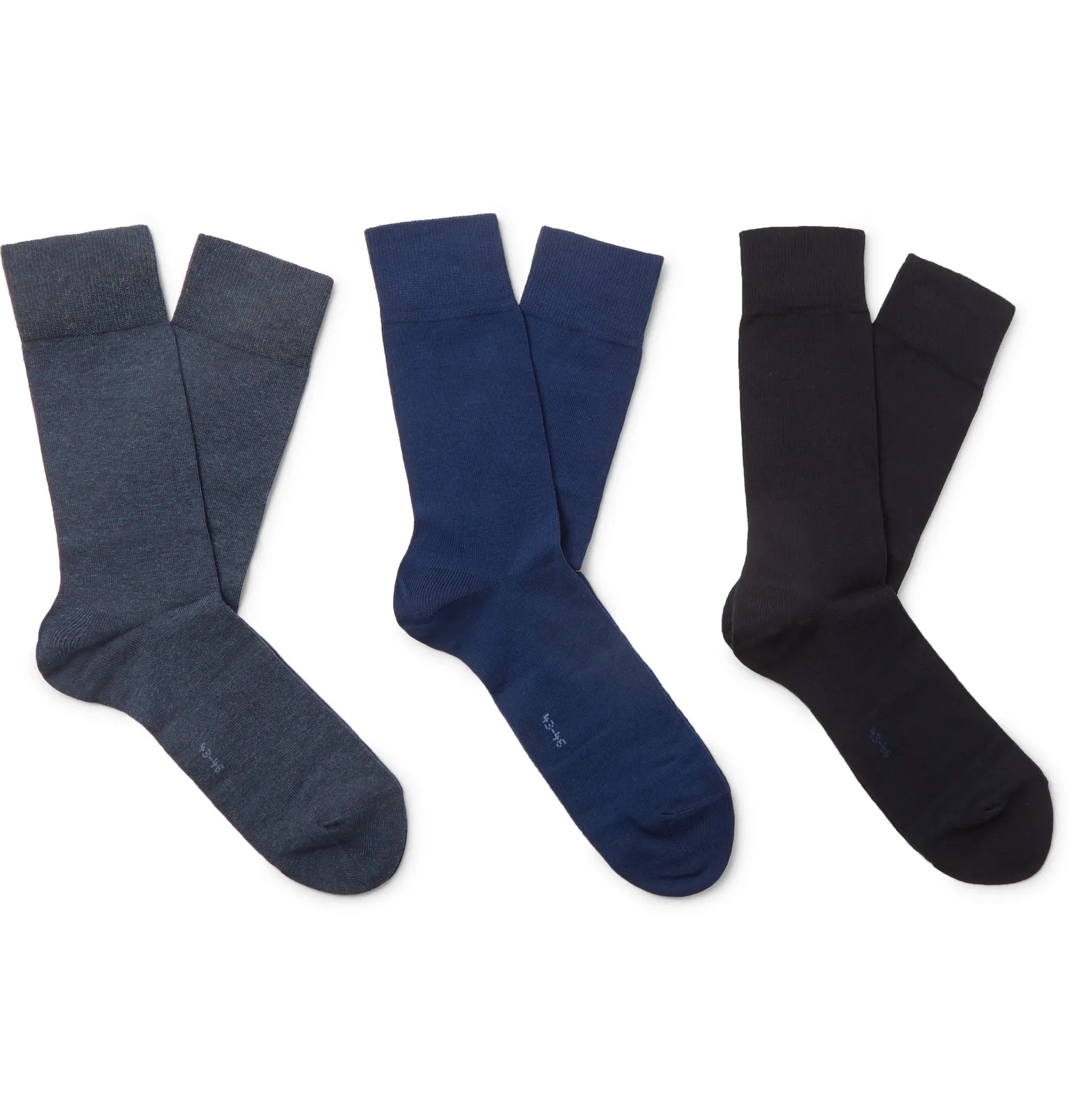 Happy Three-Pack Cotton-Blend Socks - 4